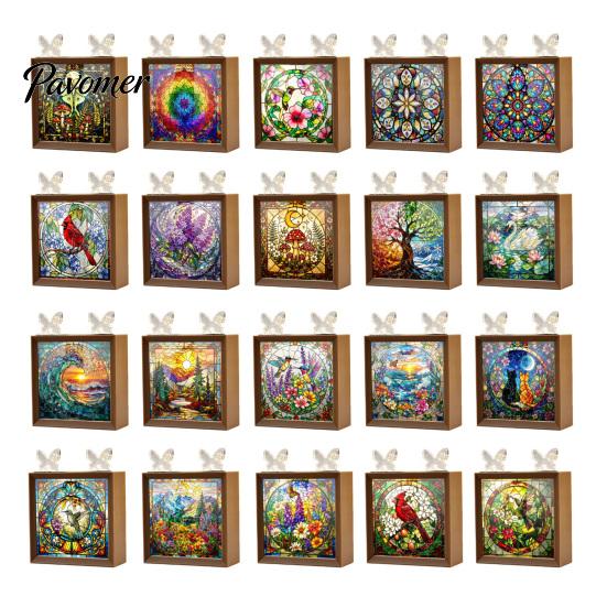 Romantic Warm Light Decor DIY Acrylic Puzzles Night Light, Hand-Assembled Jigsaw Lamp with Butterfly Decor, Atmosphere for Room Creative Handmade LED