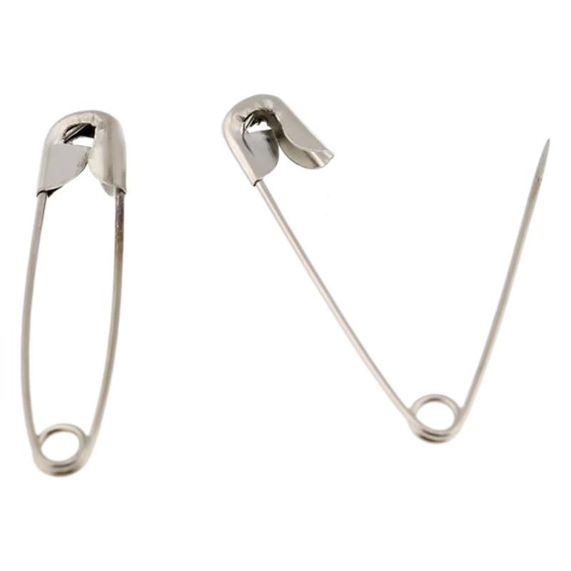 Large Stainless Steel Safety Pin Brooch for Scarves, Sweaters, and Shawls – DIY Clothing Accessory