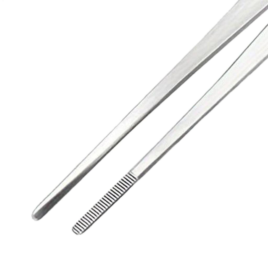 Küchenpinzette Zange Rutschfest 12-Zoll Griff Utensilien Edelstahl Pinzettenzange Zum Kochen Zum Servieren von Speisen BBQ Grillen