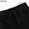 Fashion Spring Autumn All-match Blue Women Flared Jeans High Waist Denim Pants Stretch Slim Fit Trousers