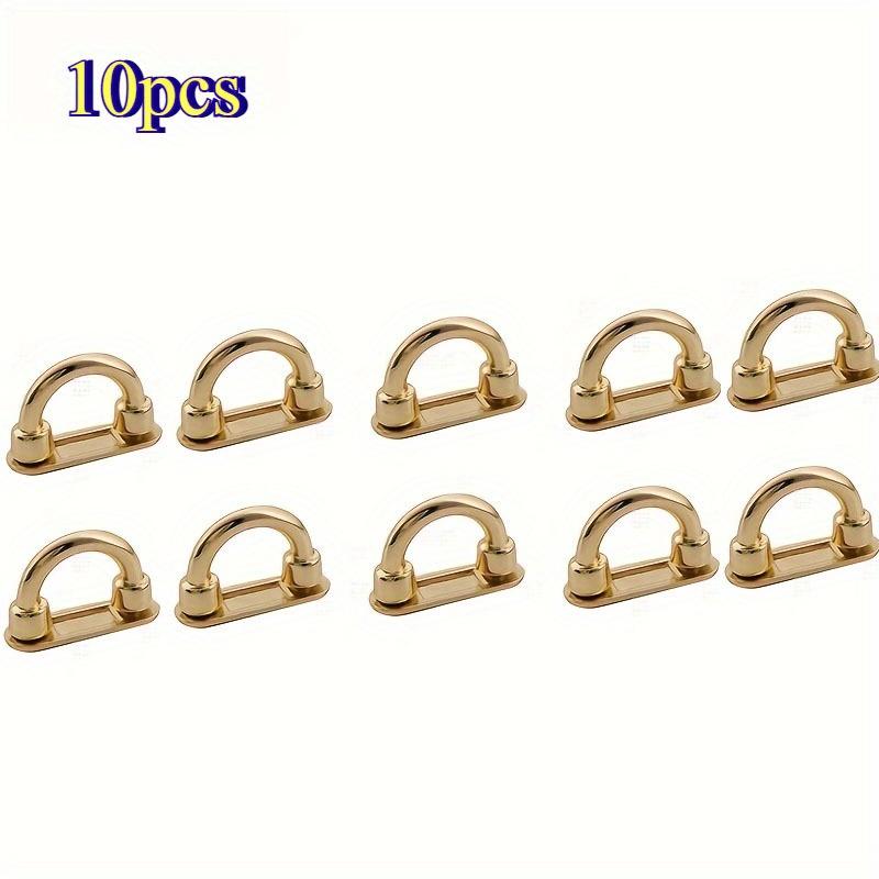 

Набор из 10 золотых пряжек в форме арки, подходящих для сумок и плечевых ремней - Регулируемая цепная пряжка, подходящая для багажа и модных аксессуаров Golden-10pcs