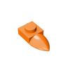 10PCS 49668 Unilateral Sharp Corner Building Block Moc Color Teeth Accessories Compatible with Brick Children Toy