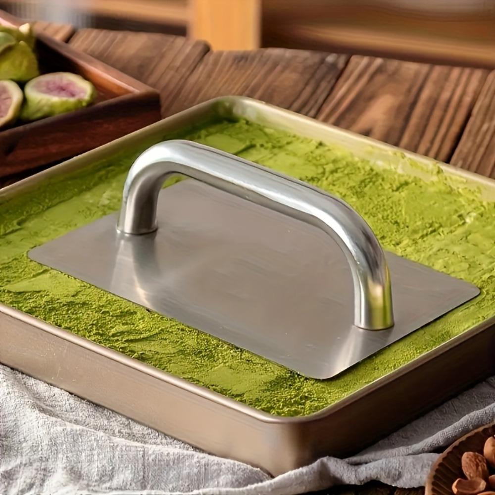 Stainless Steel Burger Press Dough Compactor with Handle Kitchen Baking Tool for Pastries Pies Cookies Kitchen Accessories