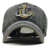 Unisex Retro Casual Baseball Cap Casquette Embroidery Anchor Sunproof Hat Outdoor Sunhat
