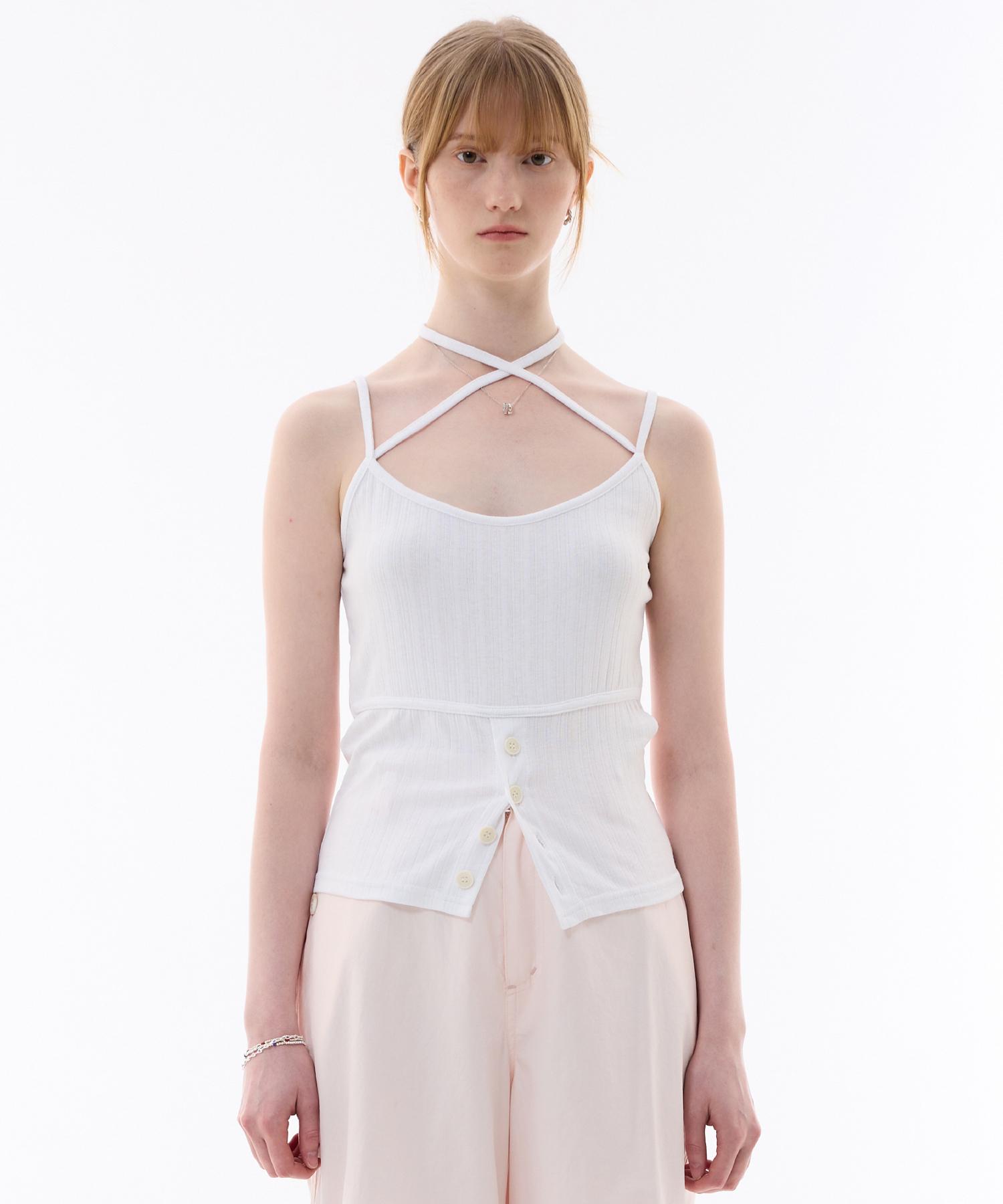 Ari Evan Sleeveless Top / White White/Free