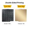 Black PEI Plate for Bambu Lab A1 P2S P1P P1S X1 X1C Build Plate 257x257mm Smooth PEO PET Textured PEI Bambulab P1P A1 Heated Bed