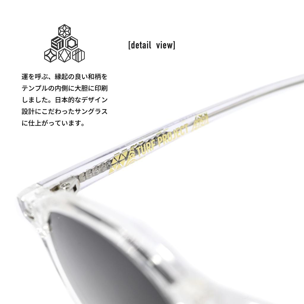 Polarized Made in Optical Small Boston Asian UV Protection Comes with Dedicated Golf Brand [Turf Project] Sunglasses, Japan, CR-39 Lenses, Style, Fit,
