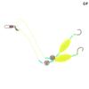 1Pc 2 Hooks Reverse Bottom Rig Flip The Fishing Hair Rigs Hook Iseni Fishing Hook Ready-To-Use Size3#-11# Carp Rigs Fishing Lure