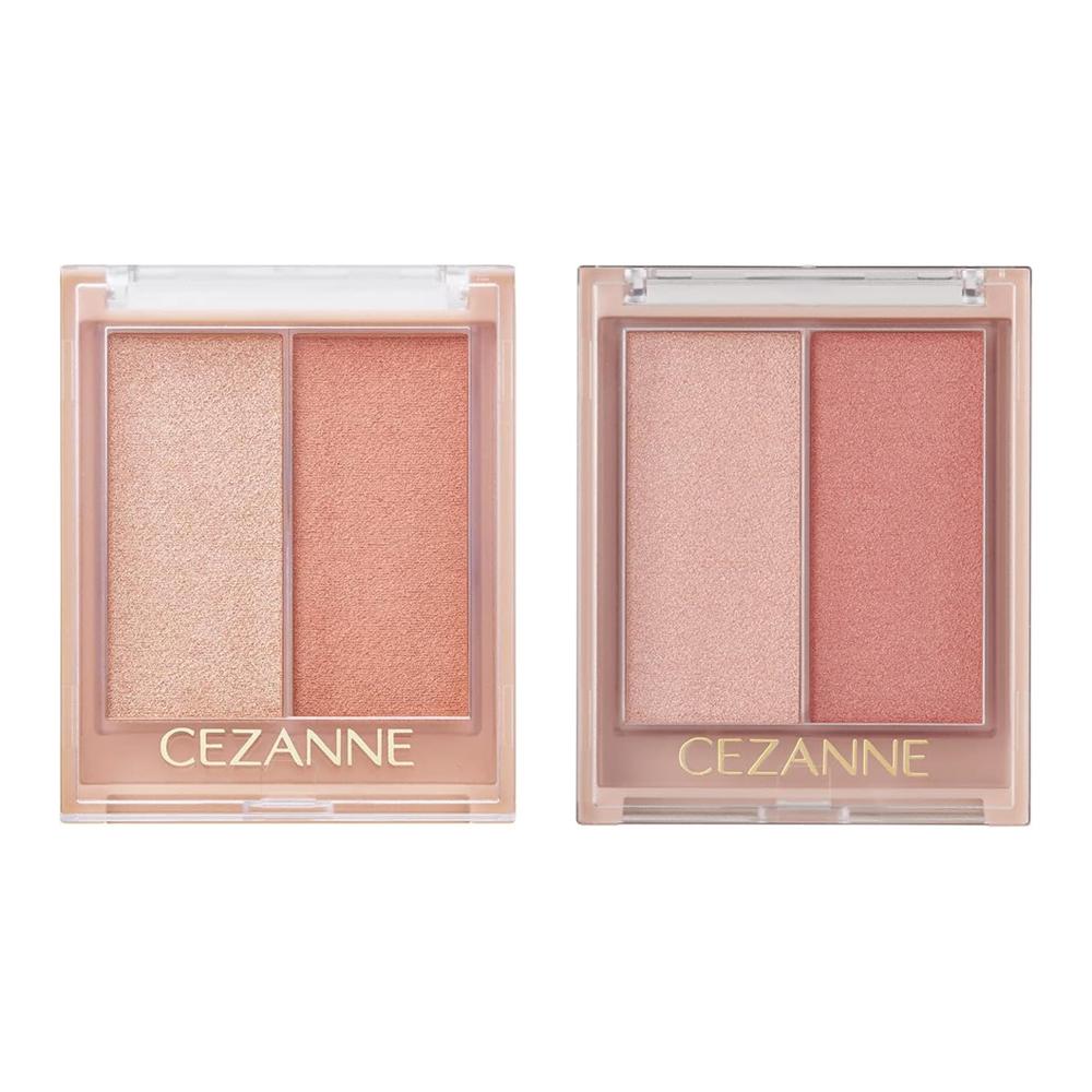 Cezanne Face Glow Color  01 Apricot Glow  02 Rose Glow 59g