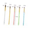 YIKOOLIN. 5pcs Nail Art 3D Crystal Flower Builder Carving Painting pen Acrylic Nail Art Brush Drawing Brush Manicure Salon Set