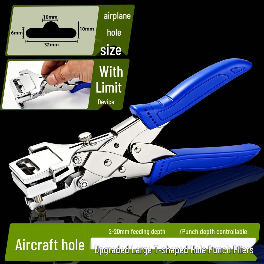 'Triangle Hole Punch Pliers for PVC & Cardboard Hanging Hooks'