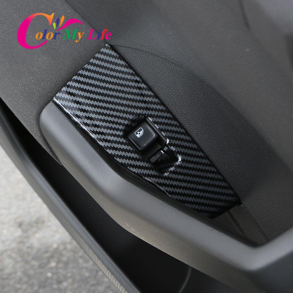 4pcs/set For Volkswagen VW T-cross Tcross 2018-2023  ABS Decorative Frame Window Regulator Control