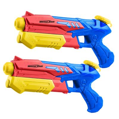 Water Gun Set Maximum Range Rapid 300ml Tank Rifle Water Water Water Toy Blue Red (2 Guns) - 10m, Pressurized, Powerful, Fire, Capacity, Type, Battle,