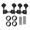 2L2R/4L/4R/1L3R/3L1R Open Gear Bass 4 String Tuners Tuning Pegs Keys Machine Heads For Bass Guitar Chrome Gold Black