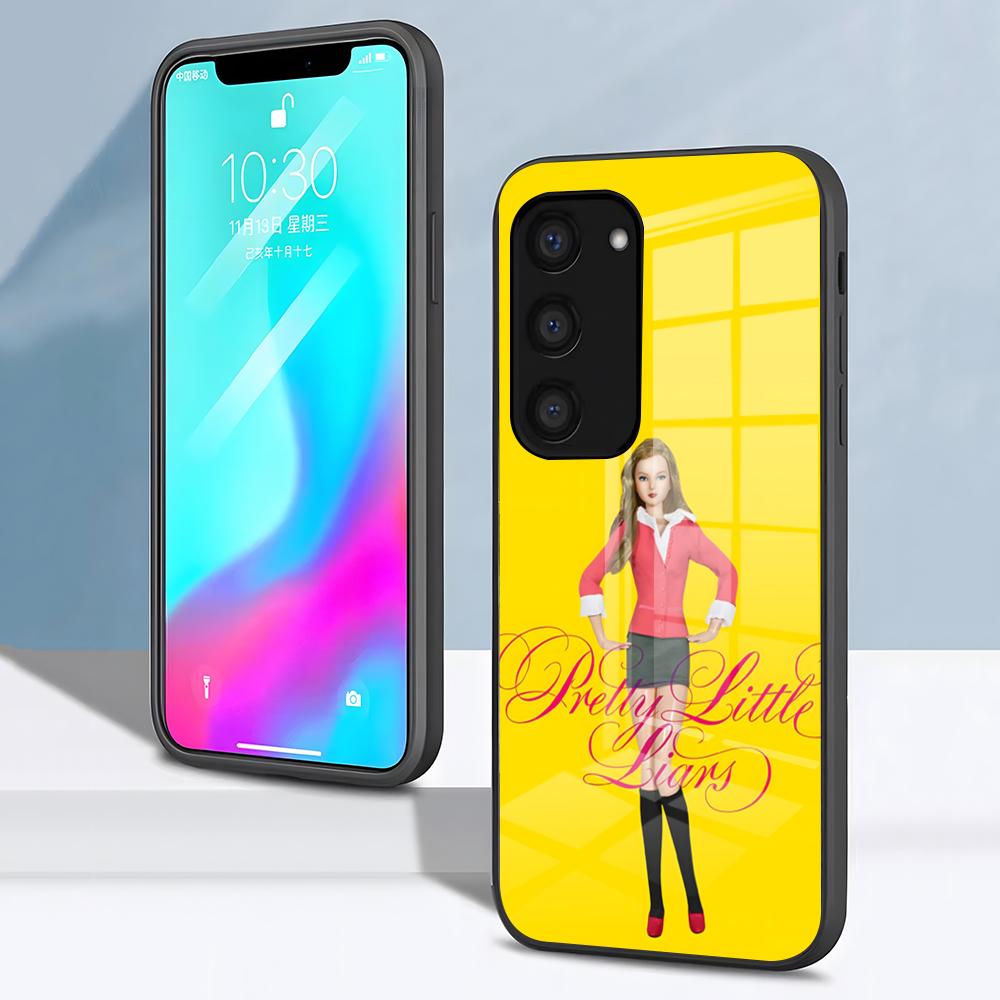 Pretty Little Liars Phone Case For Samsung S26 S25 S24 FE S23 S22 S21 Plus S20 Ultra Note20Ultra Black Glass Cover