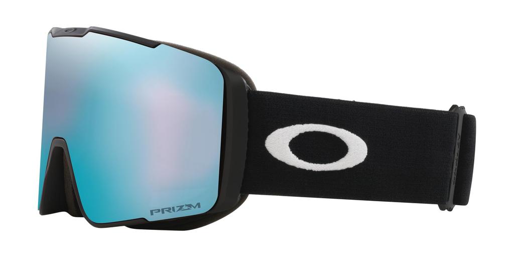 Oakley LINE MINER PRO M ASIA Matte Black Prizm Sapphire Iridium Prizm Iced Iridium One Size Goggles, Frame, & Lens,