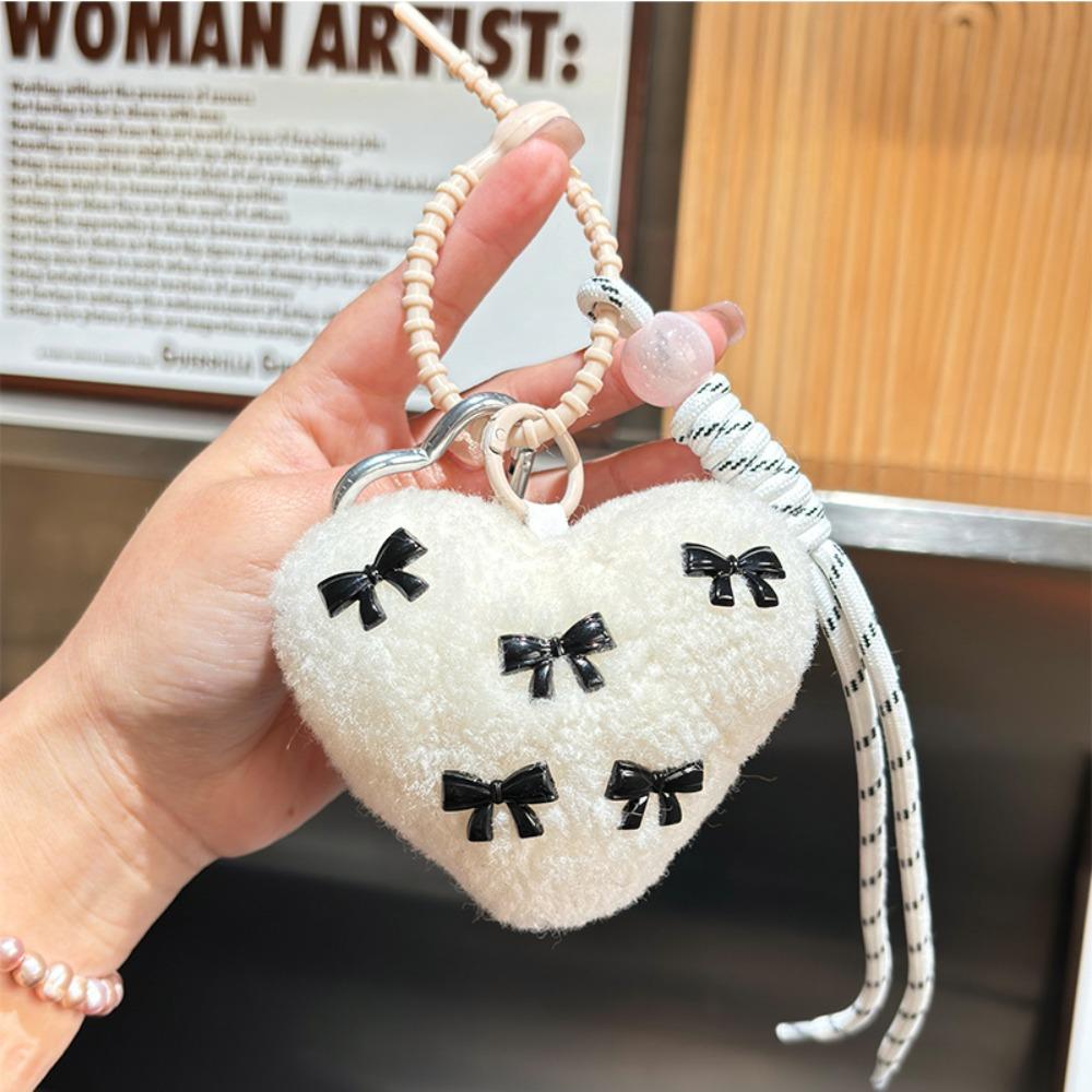Fashion Braided Rope Chain Heart Shaped Handmade Pendant  Key Jewelry Accessoriy