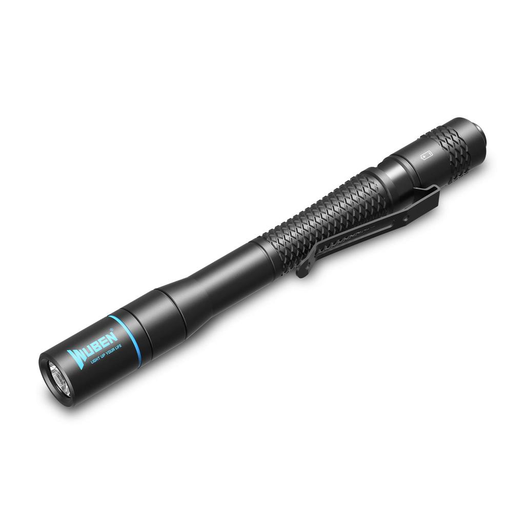 Penlight E19B 200 Lumens IP68 High Color Rendering Black WUBEN() CRI>90
