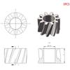 5 Pezzi 0,5M 10T Riduttore Ingranaggio Elicoidale Per Motore 37Gb Ingranaggio Motore 520 3530 545 550 Motore Fai da te Diametro Foro 2,0 3,0 3,16Mm