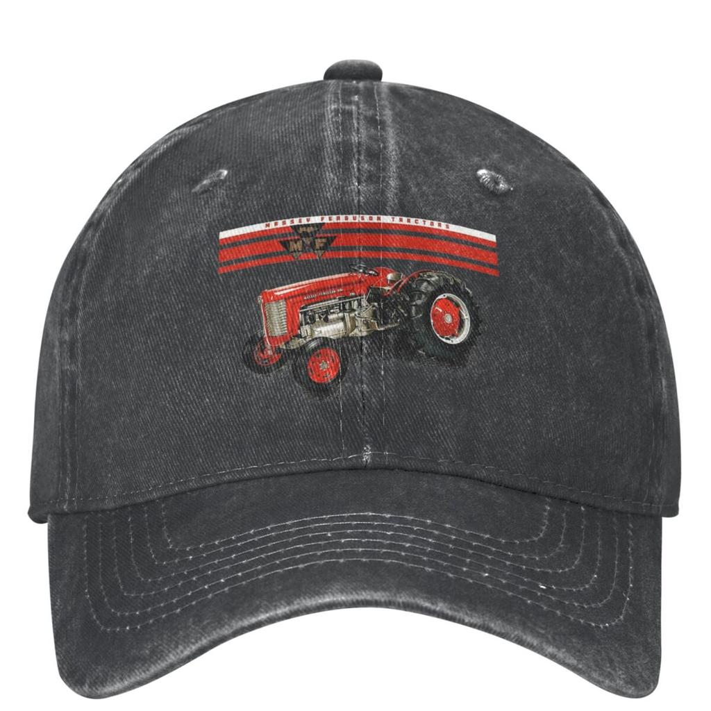 Traktor Landwirtschaft Logo Gewaschene Baseballkappe Massey Ferguson Street Style Hip Hop Papa Hüte Sommer Unisex Unisex Fitnessstudio Snapback Kappe