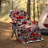 fire truck Theme Printed Blanket - Perfect for Couch, Bed, Travel & Outdoor Use | Machine Washable, Cozy & Durable.