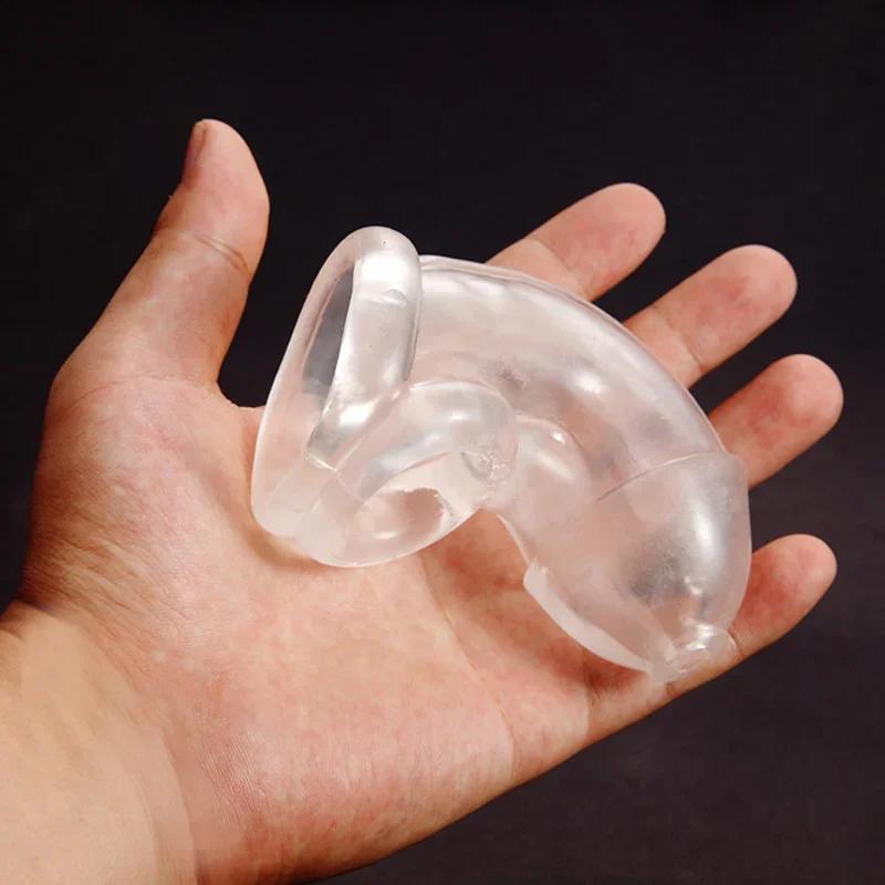 Silicone Male Chastity Cage Scrotal Bondage Penis Cage Ball Cock Ring Penis Ring Sex Toys for Men Prevent Erection Chastity Cage