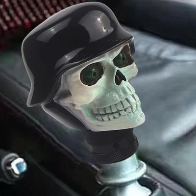 Auto Gear Shift Knob Decor Unique Skull Resin Vehicle Gear Stick Car Shift Lever Cover Car Interior Decoration Accessories