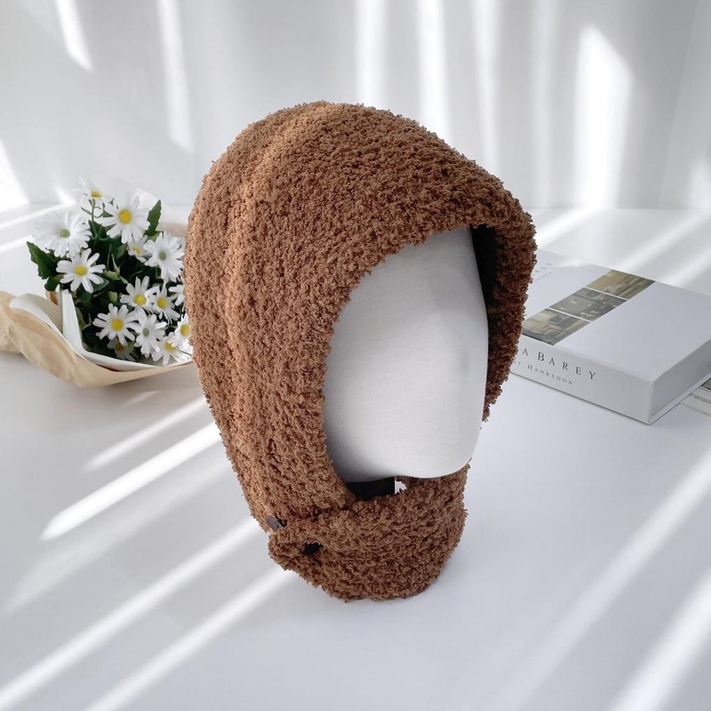 Women's and Men's Daily Cozy Buckle Balaclava Hat