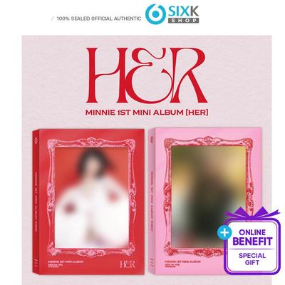 (G)-IDLE MINNIE - Mini 1ST [HER] (Online Benefit)
