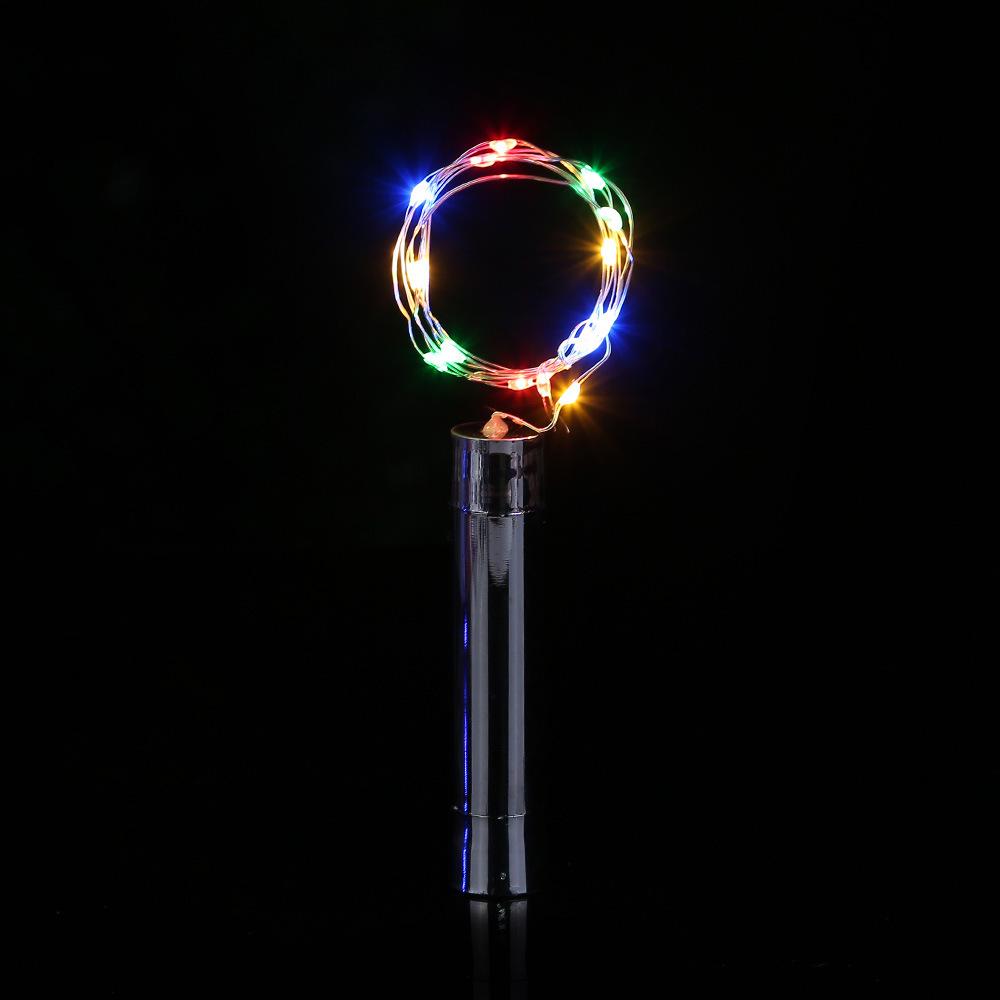1M 1.5M 2M Cork Shaped Wine Bottle Starry 10 15 20 LED String Night Light Strip Fairy Lights For Xmas Paty Wedding Decor