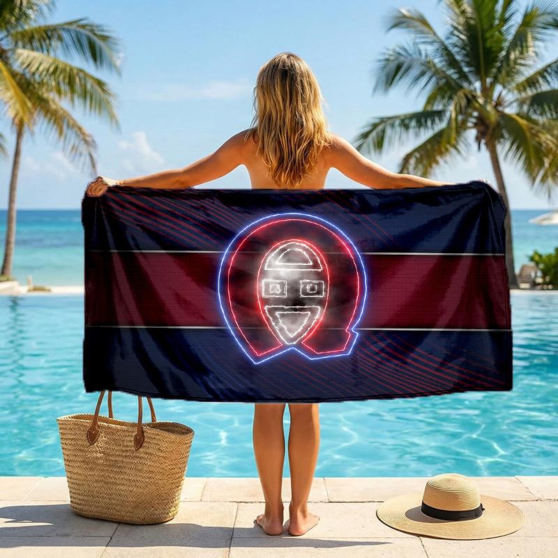 Montreal Canadiens Mode Strandtuch Tragbar Weich Schnelltrocknend Handtuch Für Schwimmen Camping Urlaub