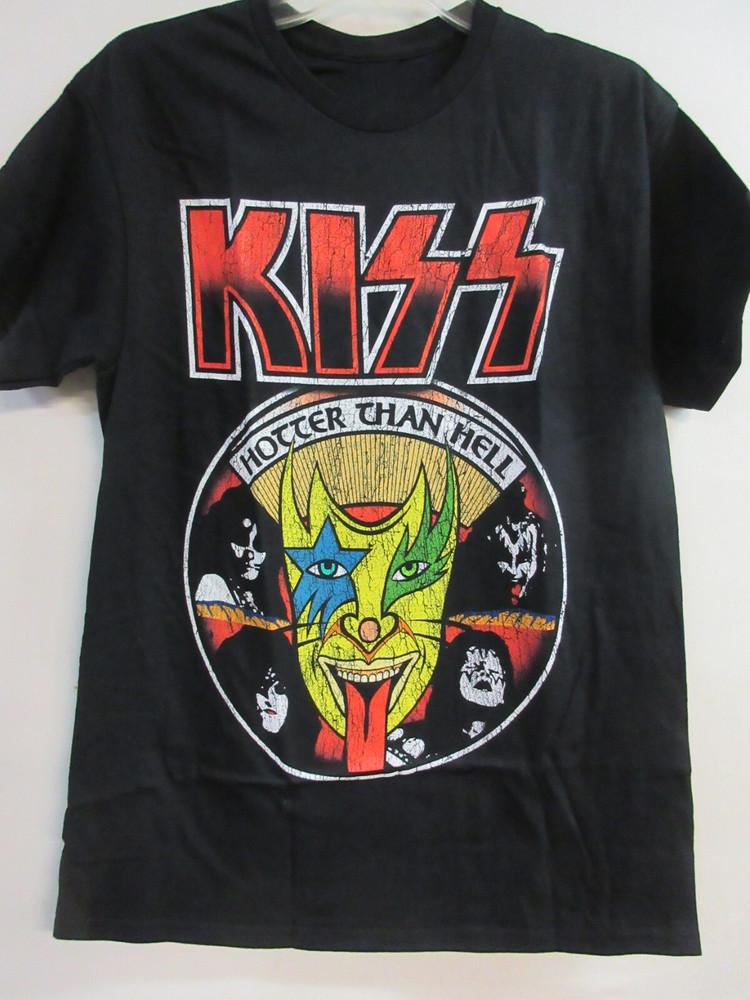 ОФИЦИАЛЬНЫЙ МЕРЧ KISS ГОРЯЧЕЕ, ЧЕМ АД 2022 КОНЦЕРТ ГРУППЫ МУЗЫКАЛЬНАЯ ФУТБОЛКА BL902 Унисекс Футболка M
