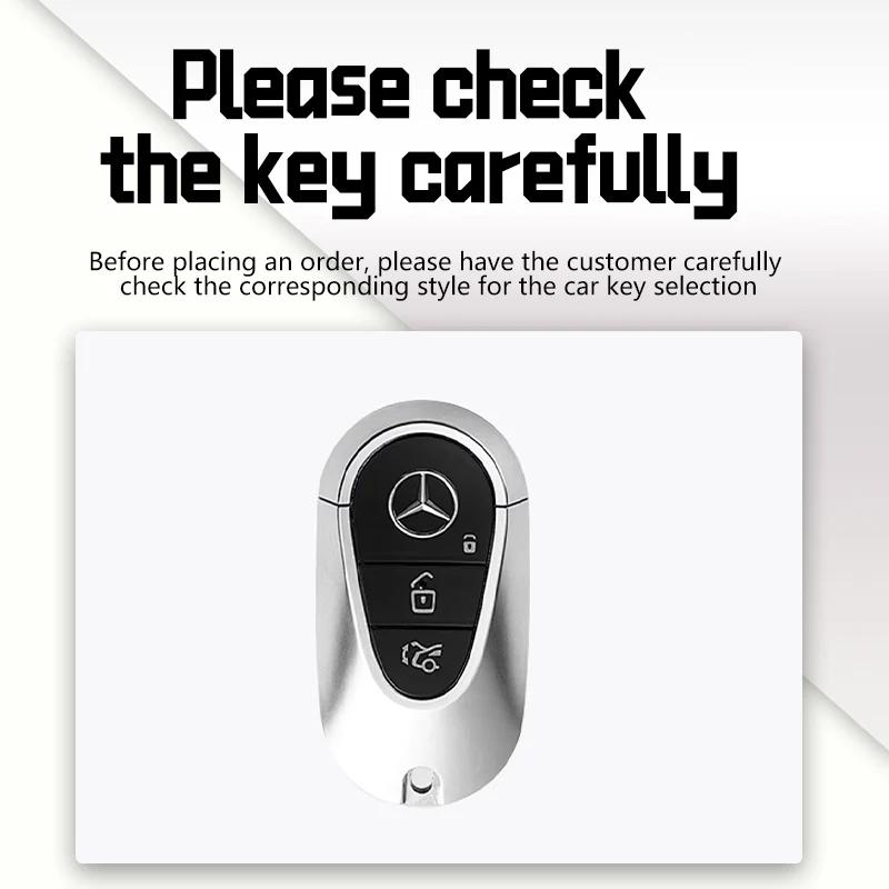 1PCS For Mercedes-Benz W207 W222 W221 S580 S480 S680 S500 2022+ C-Class C200/C260L Maybach S400L/S450L Key Case Back Cover XYH65