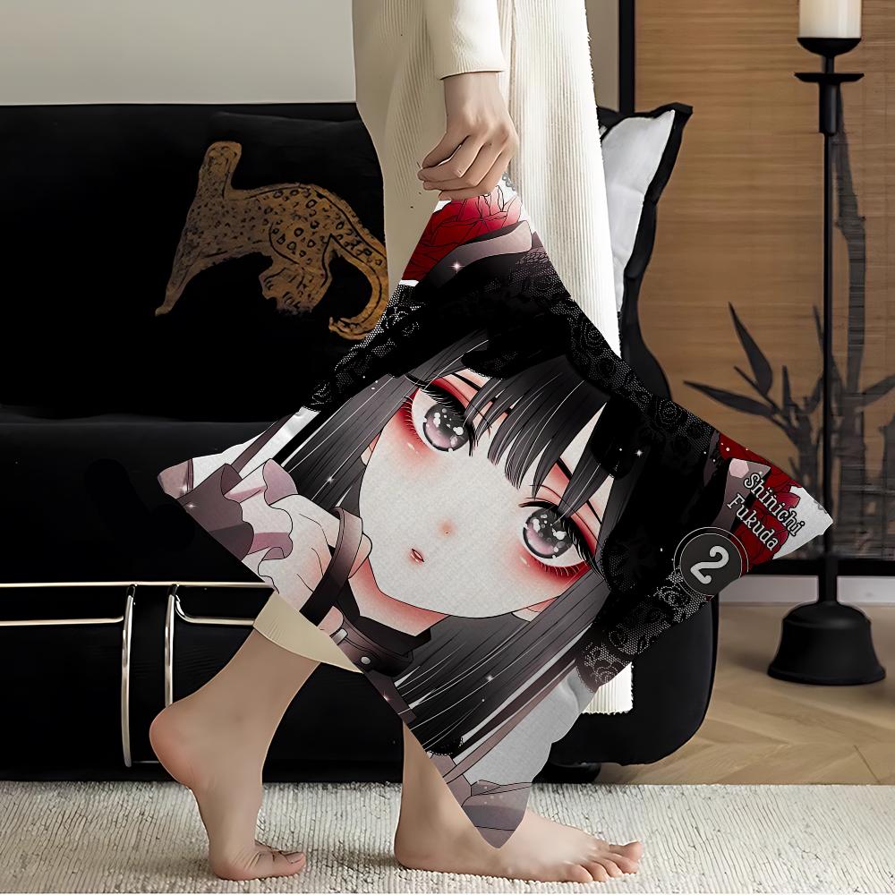 My Dress Up Darling Anime Pillowcase Toon Gift Cushion Cover Bedroom Home Sofa Chair Seat Decor Pillow Case