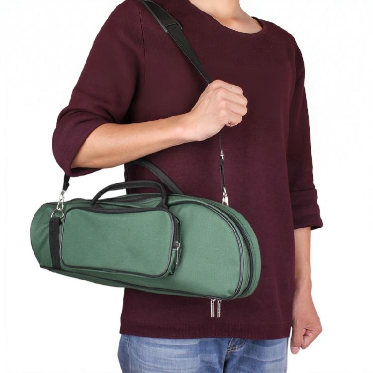 Ergonomic Trumpet Carrying Bag Waterproof Oxford Cloth Trumpet Case Gig Bag Brass Instrument Parts Accessories