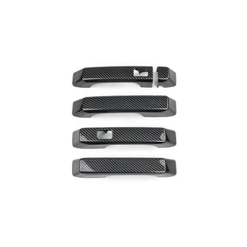 

Touch Type Car Carbon Fiber Bright Black ABS Exterior Door Handles Cover Trim For Kia TASMAN 2026 2026 Accessories LHD