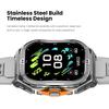 2025 New GPS Track Smart Watch Men 5ATM Waterproof 1.96"AMOLED Always Display Compass Heart Rate 530mAh Battery BT Call Smartwatch