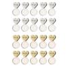 20 PCS Heart Love Earring Backs Replacements for Posts Earring Backings Secure for Studs Hypoallergenic Locking