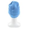 Excellent MONCLER Knit cap Hat with logo patch blue cotton mens Used