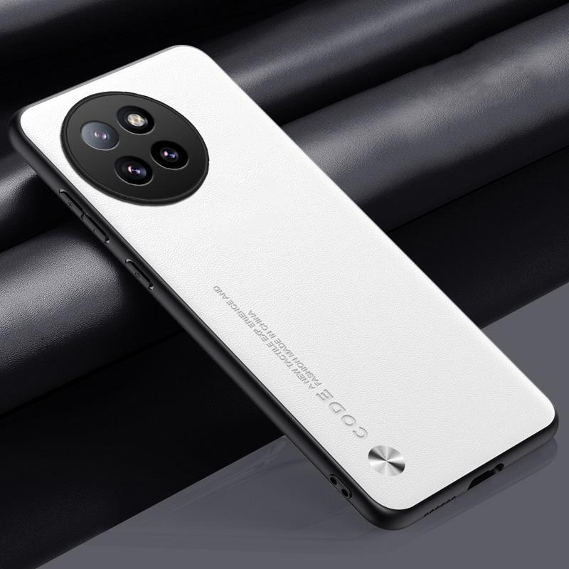 Luxury Leather Phone Case Plain Skin Shockproof Soft Back Cover for Xiaomi Civi 4 Pro Civi 4 3 2 Skin Feel Protective