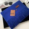 Women's 300g Solid Color Imitation Cashmere Scarf – High-End, All-Match, Warm Autumn/Winter Shawl.