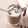 Heat-resistant Coffee Mug Seal Lid Spoon Thermal Insulation Cup Tea Drinking Cup  Kitchen Bar