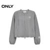 ONLY 2025 Summer Embroidered Loose Fit Crew Neck Sweatshirt for Women