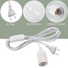 E27 Lamp Base Holder With Switch Wire EU Plug 1.8m Power Cord Cables For Pendant Led Bulbs Fixture Hanglamp Suspension Socket