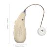 Wireless Hearing Aid with Ear-Hook for Seniors - Single Ear Sound Amplifier
