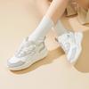 Anta Lifestyle Series Synthetic Leather Shock Absorbing Non-Slip Wear-Resistant Low-Top Casual Shoes Women Casual Shoes White Gray Purple 122118843S-4