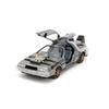 Jada Toys Back To the Future Part III Time Machine (DeLorean) 1/24 Scale with Rail Wheels & Lights