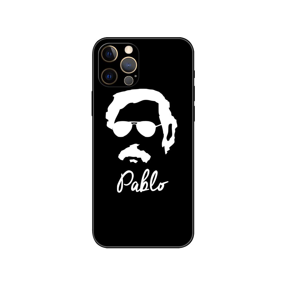 

Черный чехол из ТПУ для iPhone 5 5s se 2020 6 6s 7 8 plus x 10 XR XS 11 12 13 mini pro MAX задняя крышка Pablo Escobar iphone 11