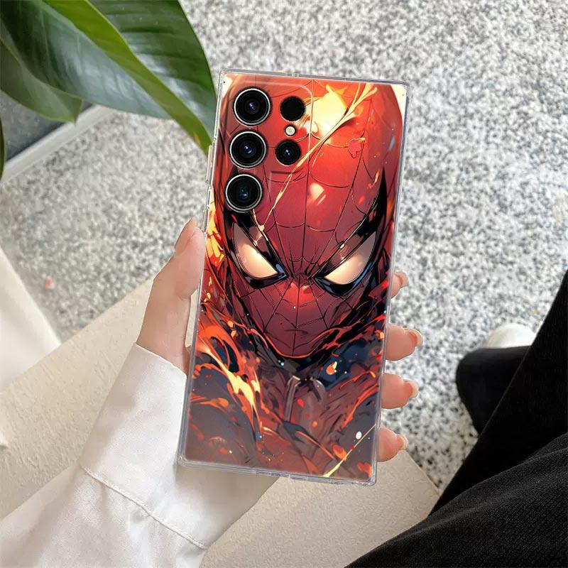 Marvel Avenger Cool Venom Transparent Case For Samsung Galaxy S26 S25 Ultra S24 S22 S26 Plus S20 S23 S21 S25 FE 5G Clear Cover