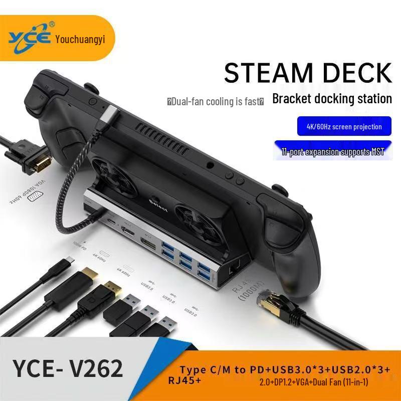 Switch2 TV Monitor Converter Dock for Steam Deck